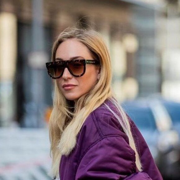 Isabel Marant IM 0075/S 0807 9O Aviator Sunglasses - Black/Grey main image 4